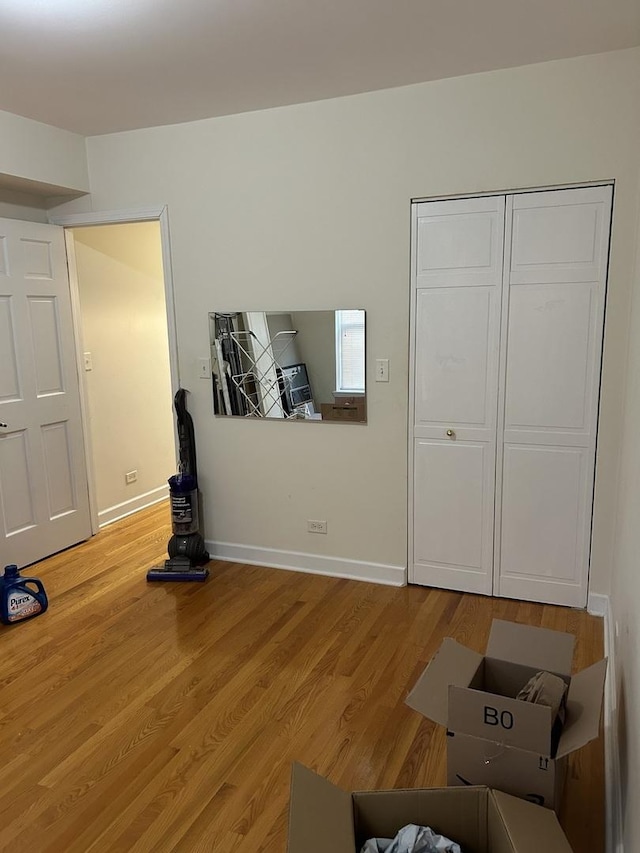 interior space featuring light hardwood / wood-style floors