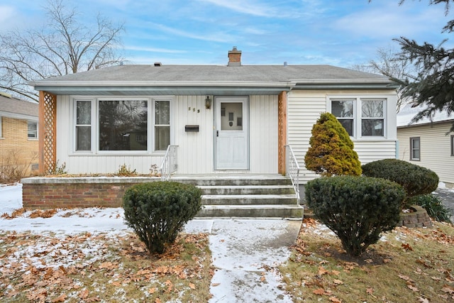 view of front of property