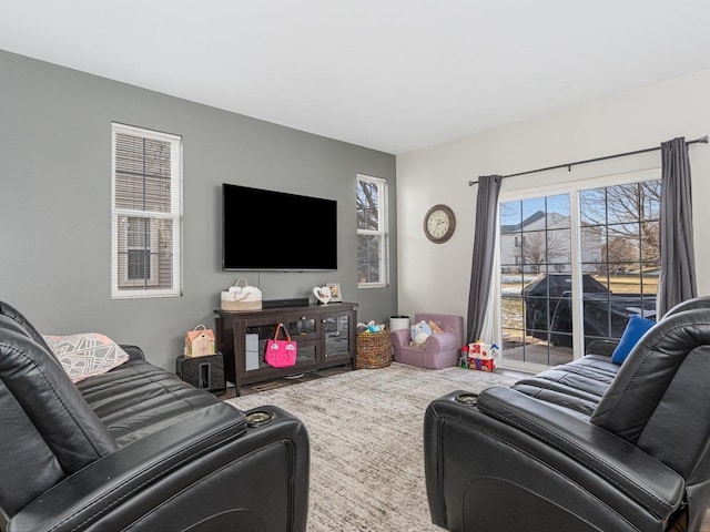 view of living room