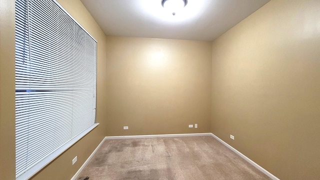 empty room with light carpet