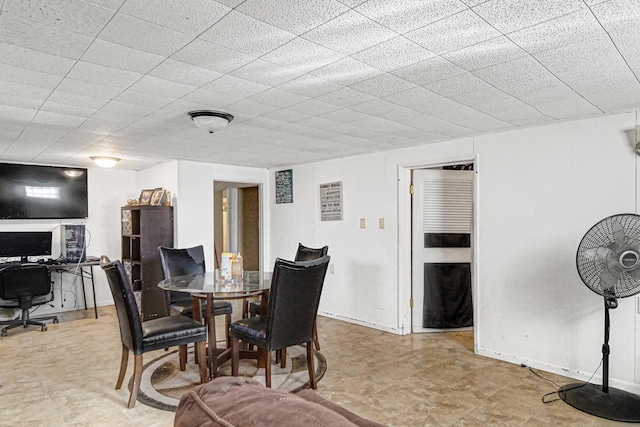 view of dining room