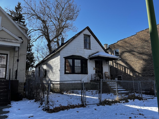 view of bungalow-style house