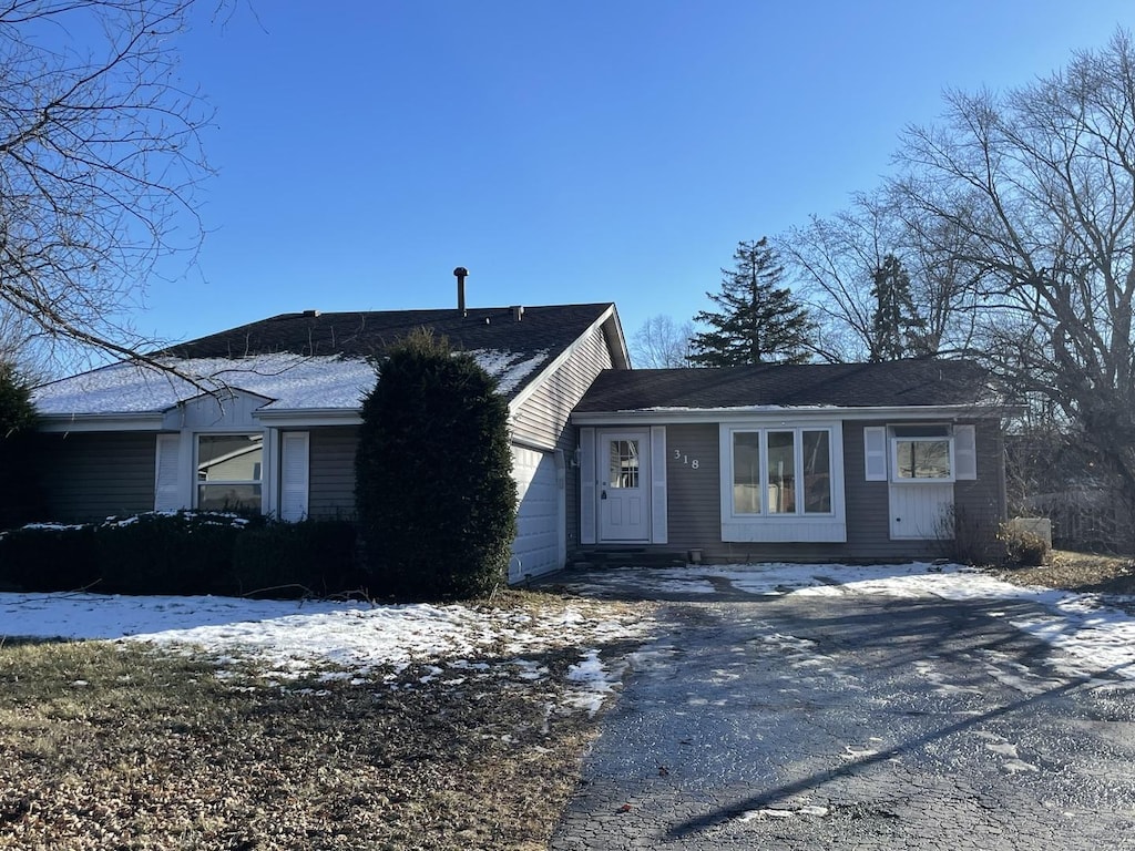 view of front of home