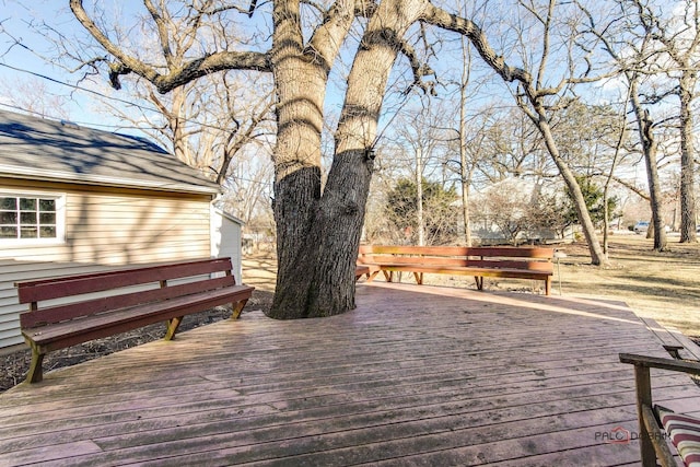 view of deck