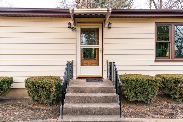 view of entrance to property