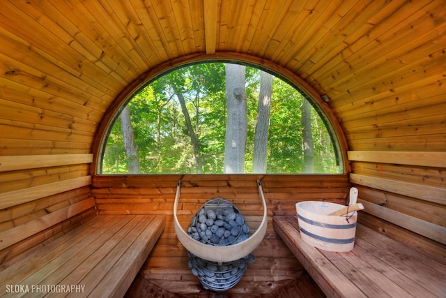 view of sauna / steam room