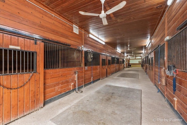 view of horse barn