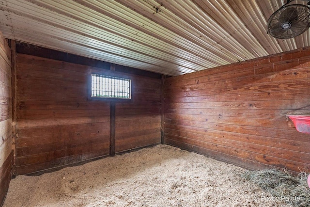 view of horse barn