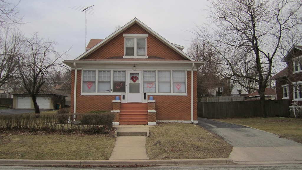 view of bungalow