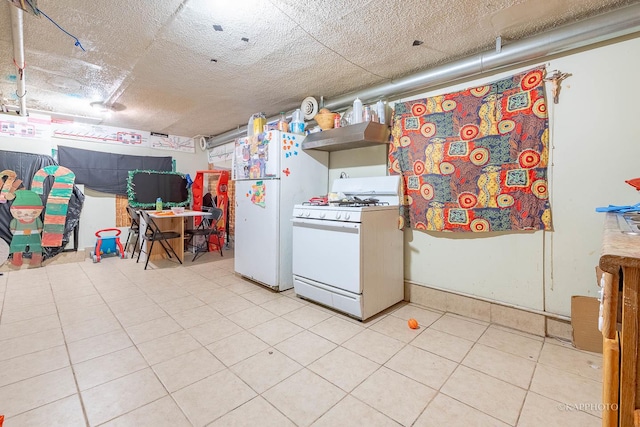 kitchen featuring white appliances