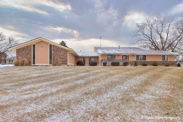 view of ranch-style home