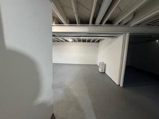 view of basement