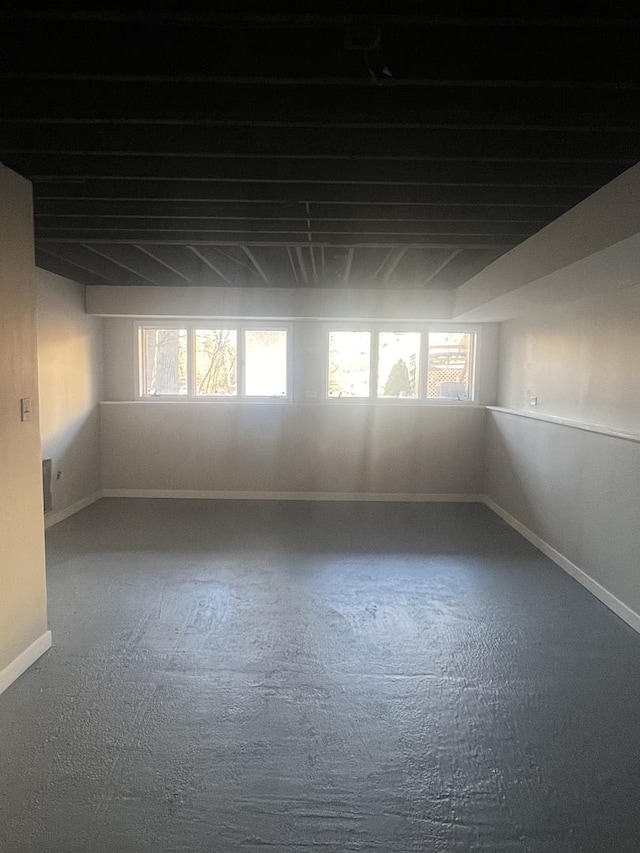 unfurnished room with carpet flooring