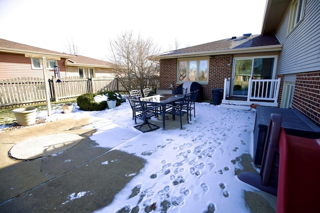 exterior space with a patio area