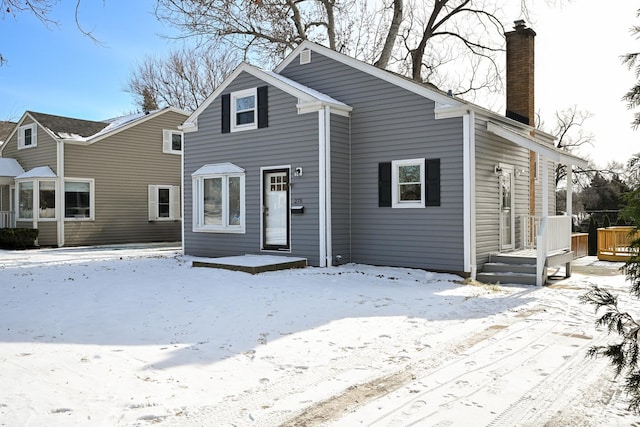 view of front of home