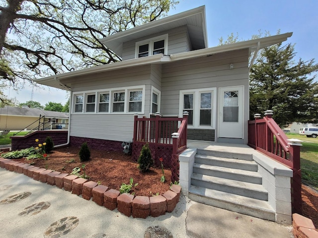 view of front of house