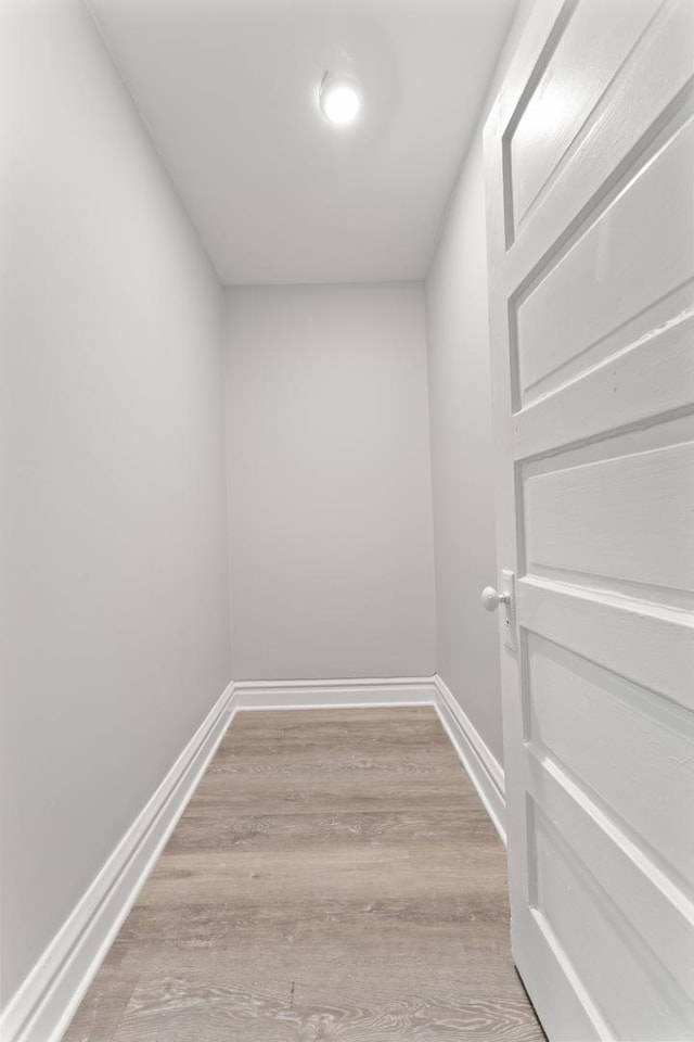 interior space featuring light hardwood / wood-style flooring