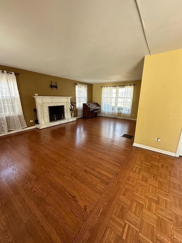 view of unfurnished living room