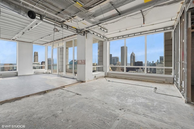 view of patio / terrace with a skyline view
