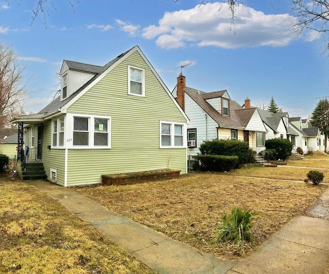 view of side of property