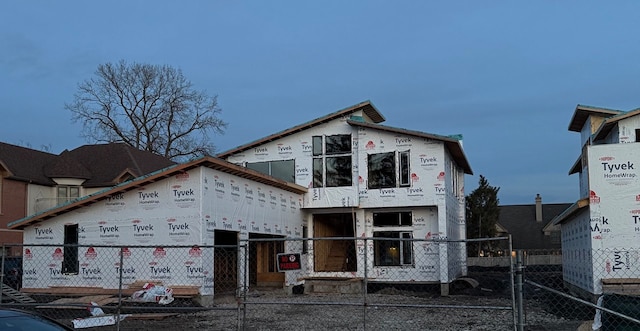 view of property in mid-construction