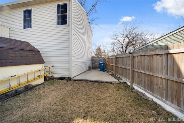 exterior space with a patio area