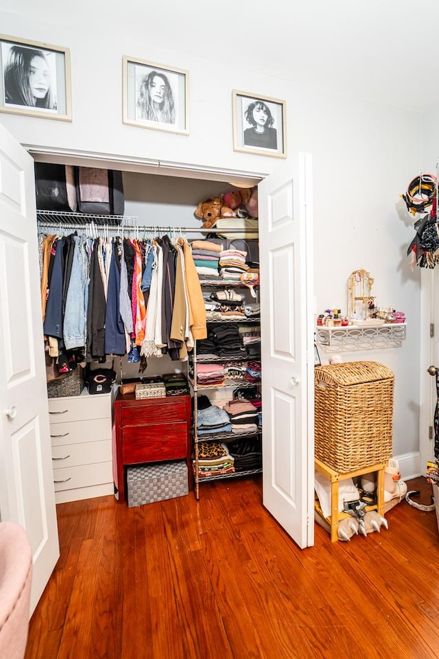 view of closet