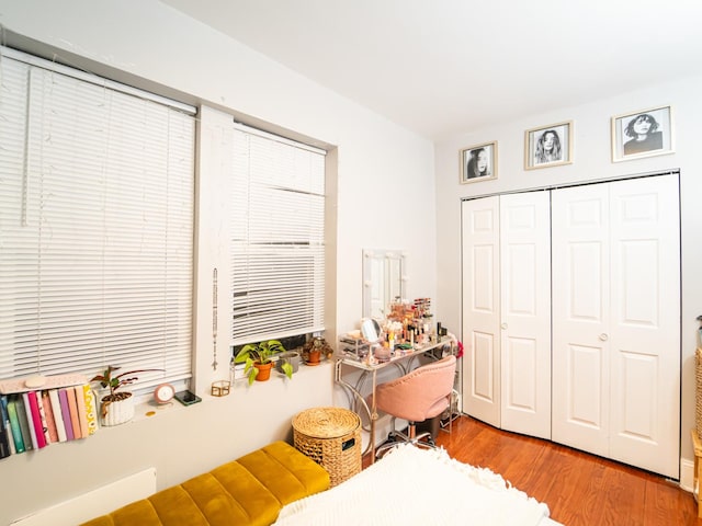 interior space with light hardwood / wood-style floors