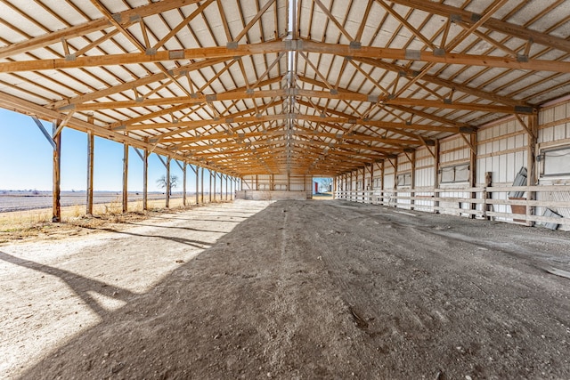 view of stable