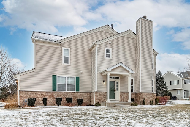 view of front of home