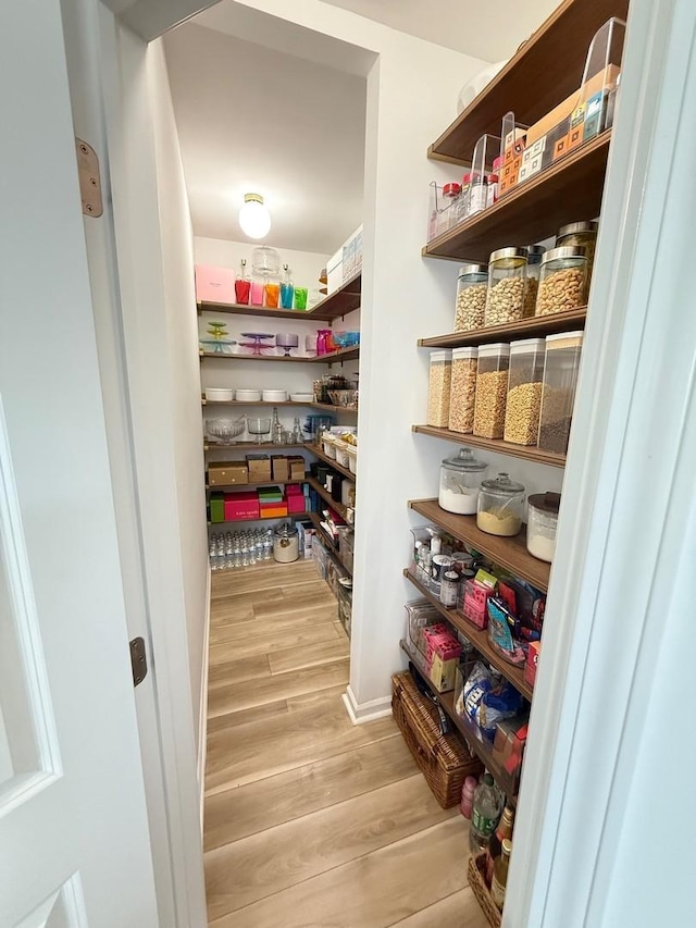 view of pantry