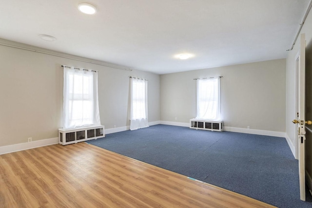 carpeted empty room featuring plenty of natural light