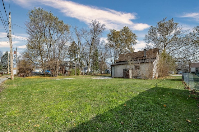 view of yard