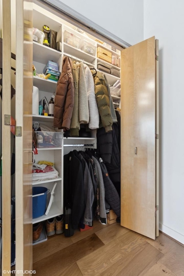 view of closet