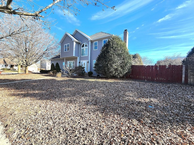 view of side of home