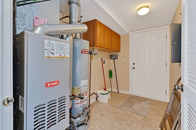 utilities featuring water heater