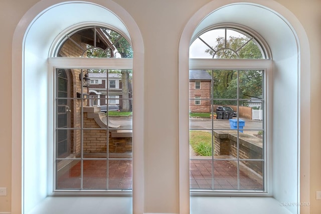 view of doorway to outside