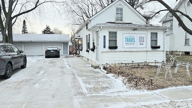 view of front of home