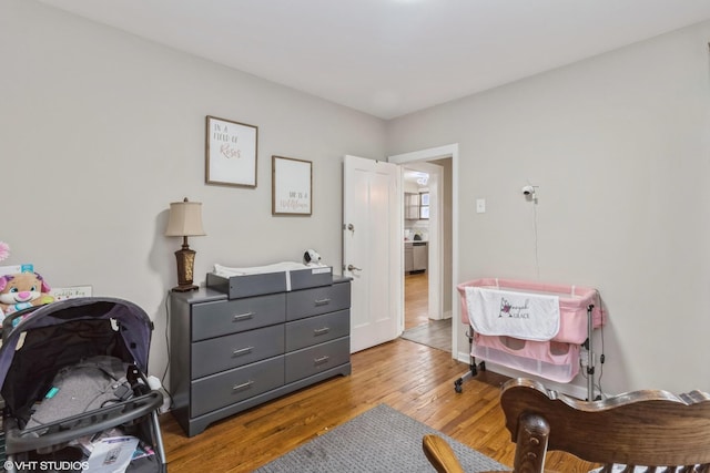 interior space featuring hardwood / wood-style floors