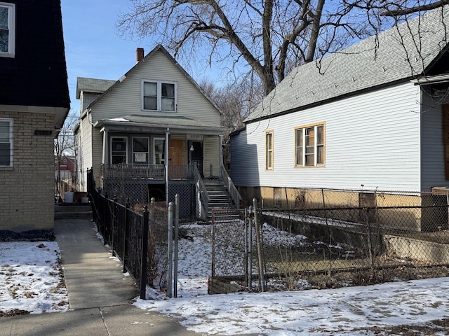 bungalow-style house featuring a porch