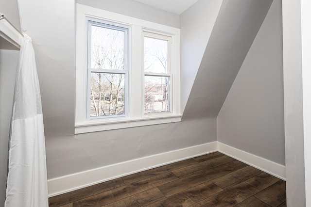 bonus room featuring wood-type flooring