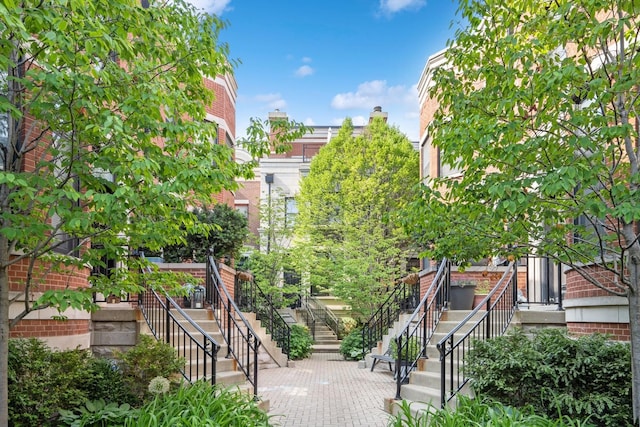 view of home's community featuring a patio area