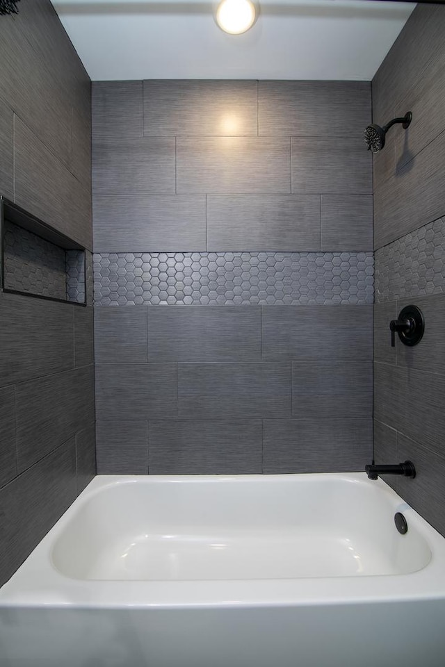 bathroom featuring tub / shower combination