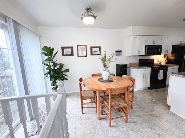 view of dining space