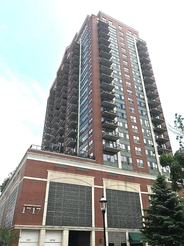 view of building exterior with a garage