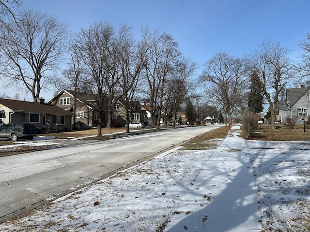 view of road