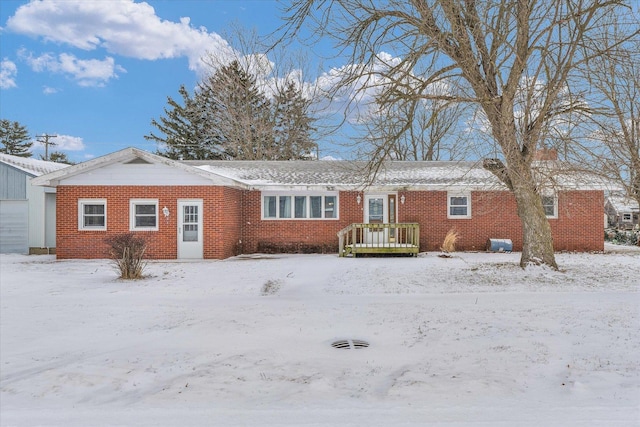 view of front of home