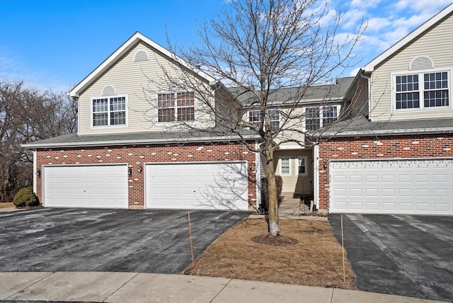 front facade featuring a garage