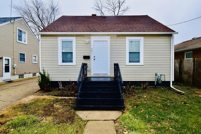 view of bungalow-style house