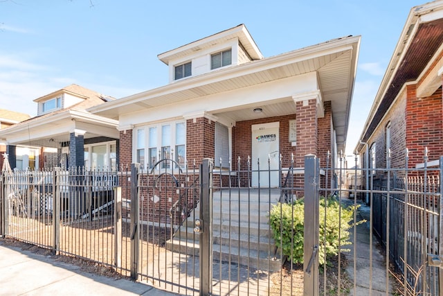 view of front of home